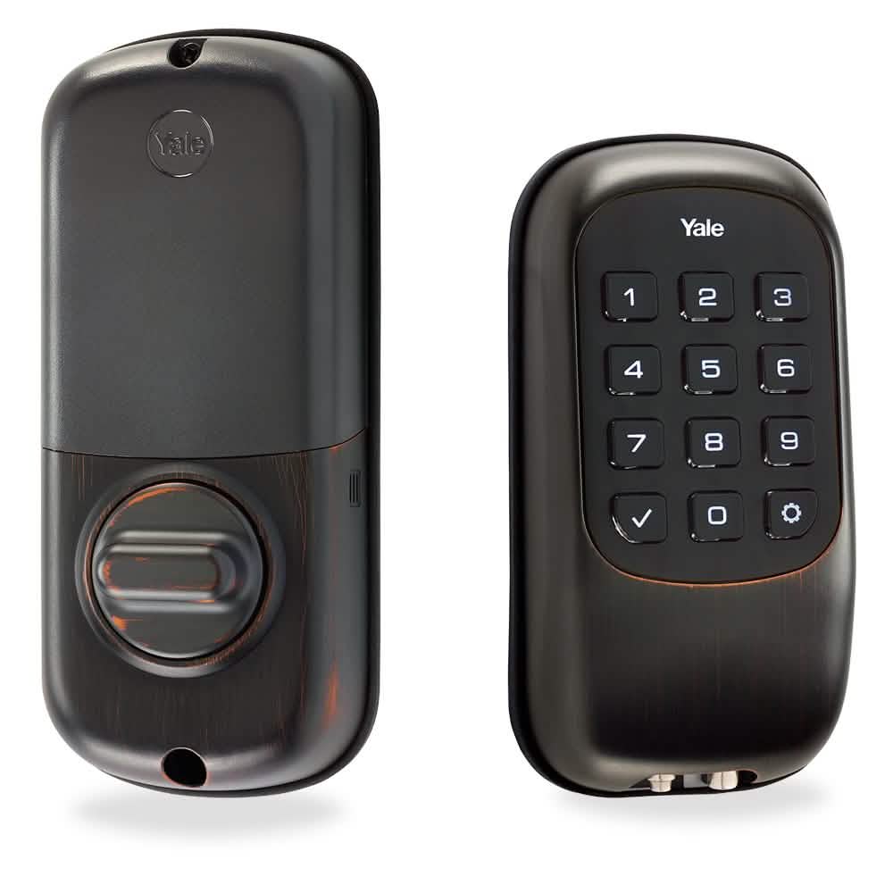 Yale YRD110ZW0BP Push Button Deadbolt Lock B1L YRD110-ZW-US with Z-Wave